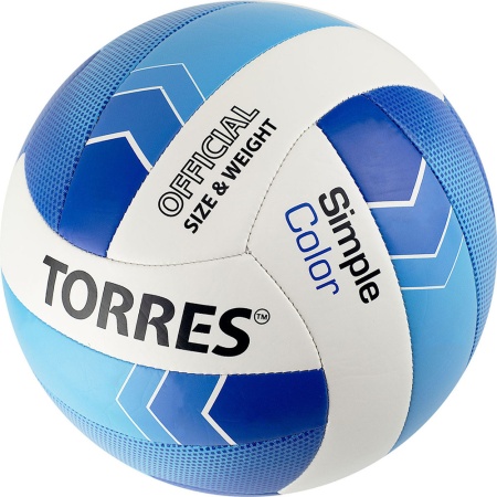 Купить Мяч волейбольный Torres Simple Color любительский р.5 в Избербаше 